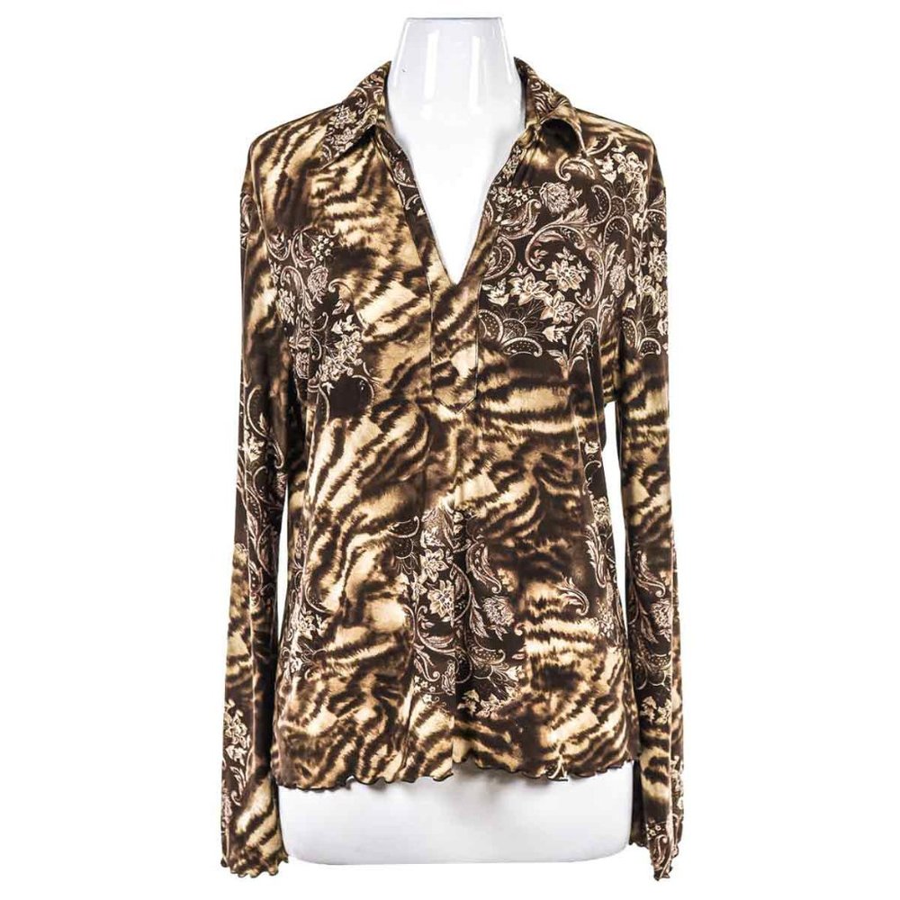 Vue Point Blouses N/A Brown - image 1